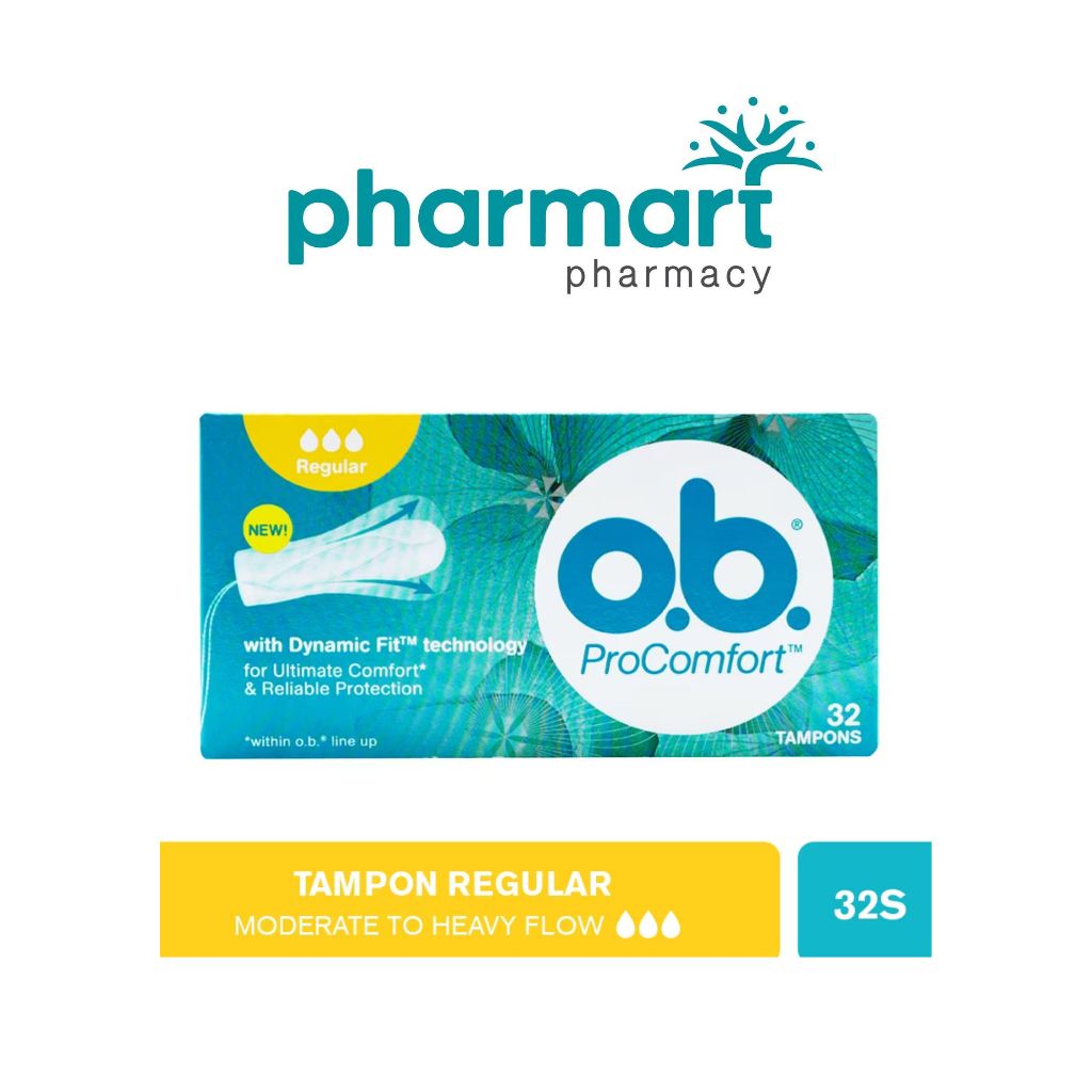 O.B PRO COMFORT REGULAR TAMPON 32'S (exp 7/2024) Shopee Malaysia