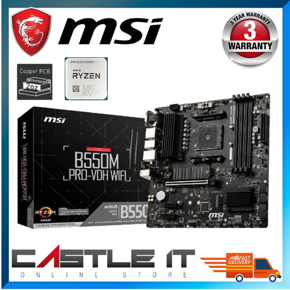 MSI B550M PROVDH WIFI AM4 Micro ATX MATX Motherboard AM4 Mainboard