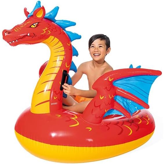 🔥intex Ride-on Float Unicorn Dragon Flamingo Swan Whale Dolphin Jetski 