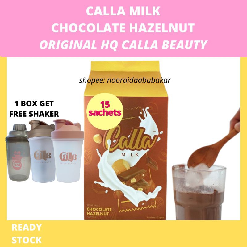 Calla Milk Chocolate Hazelnut ORIGINAL HQ CALLA BEAUTY | Shopee Malaysia