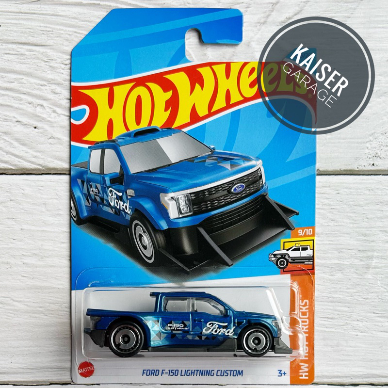 Hot Wheels : Ford F-150 Lightning Custom (Blue) | Shopee Malaysia