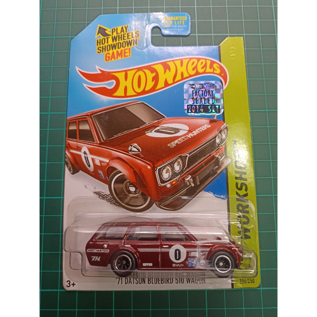 Hot Wheels 71 Datsun Bluebird 510 Wagon Super Treasure Hunt Factory ...