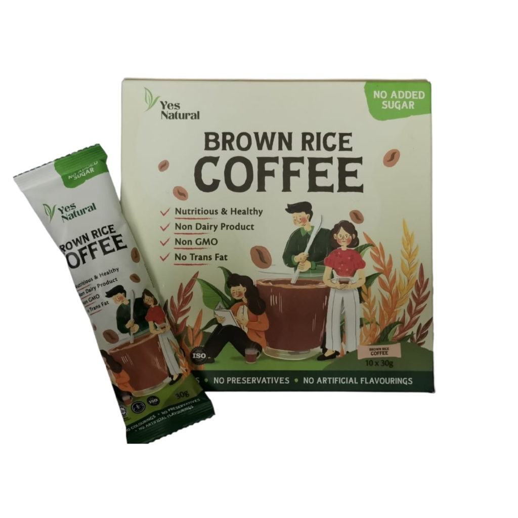 LZ Brown Rice Coffee No Sugar Added 10Sx30g | Shopee Malaysia