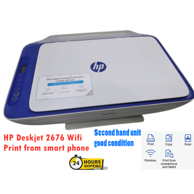 HP DeskJet Ink Advantage 2676 WIFI AIO Printer ( Second Hand) | Shopee ...
