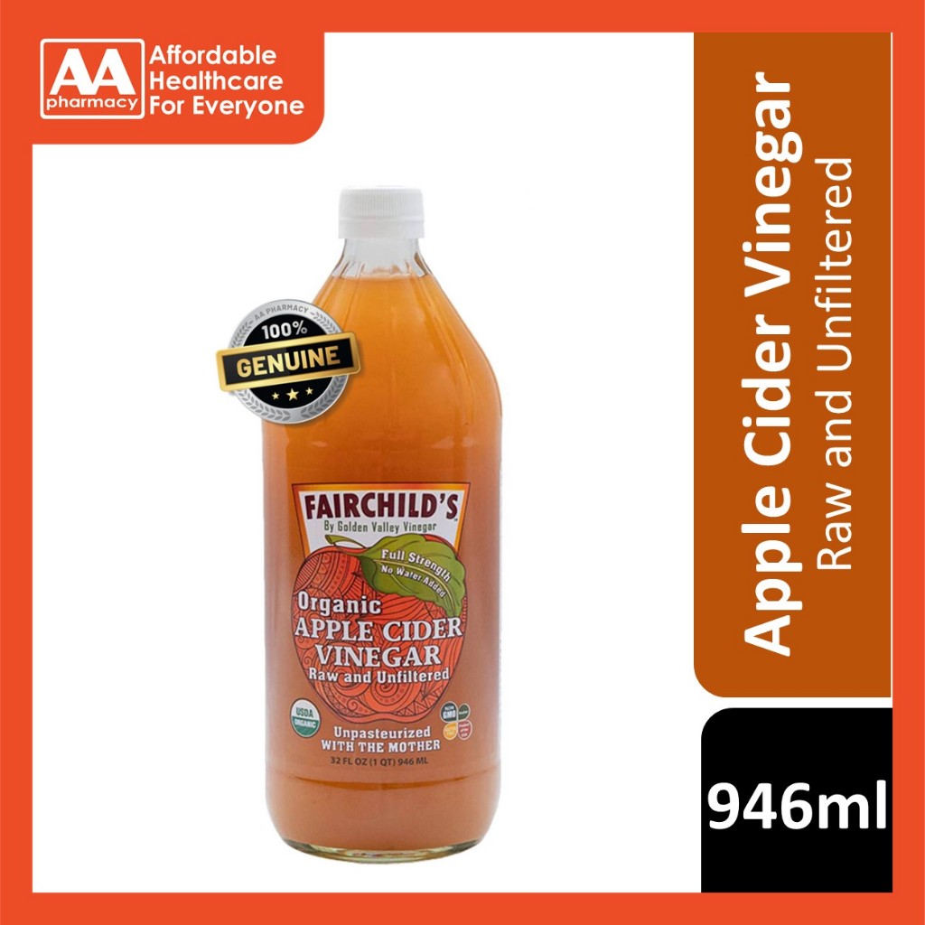 Fairchild's Organic Apple Cider Vinegar 946ml Shopee Malaysia