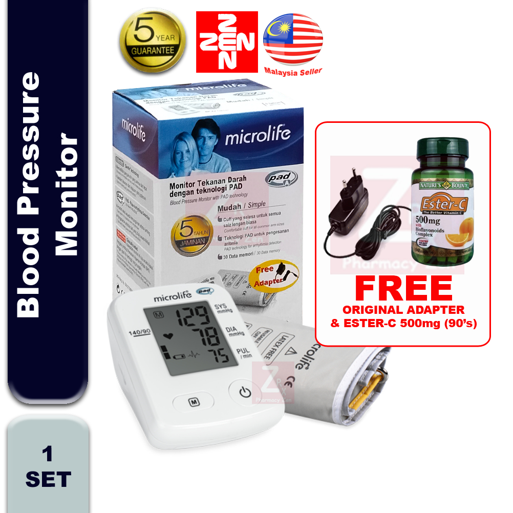 Microlife BP A2 Classic Blood Pressure Monitor with Pad Technology