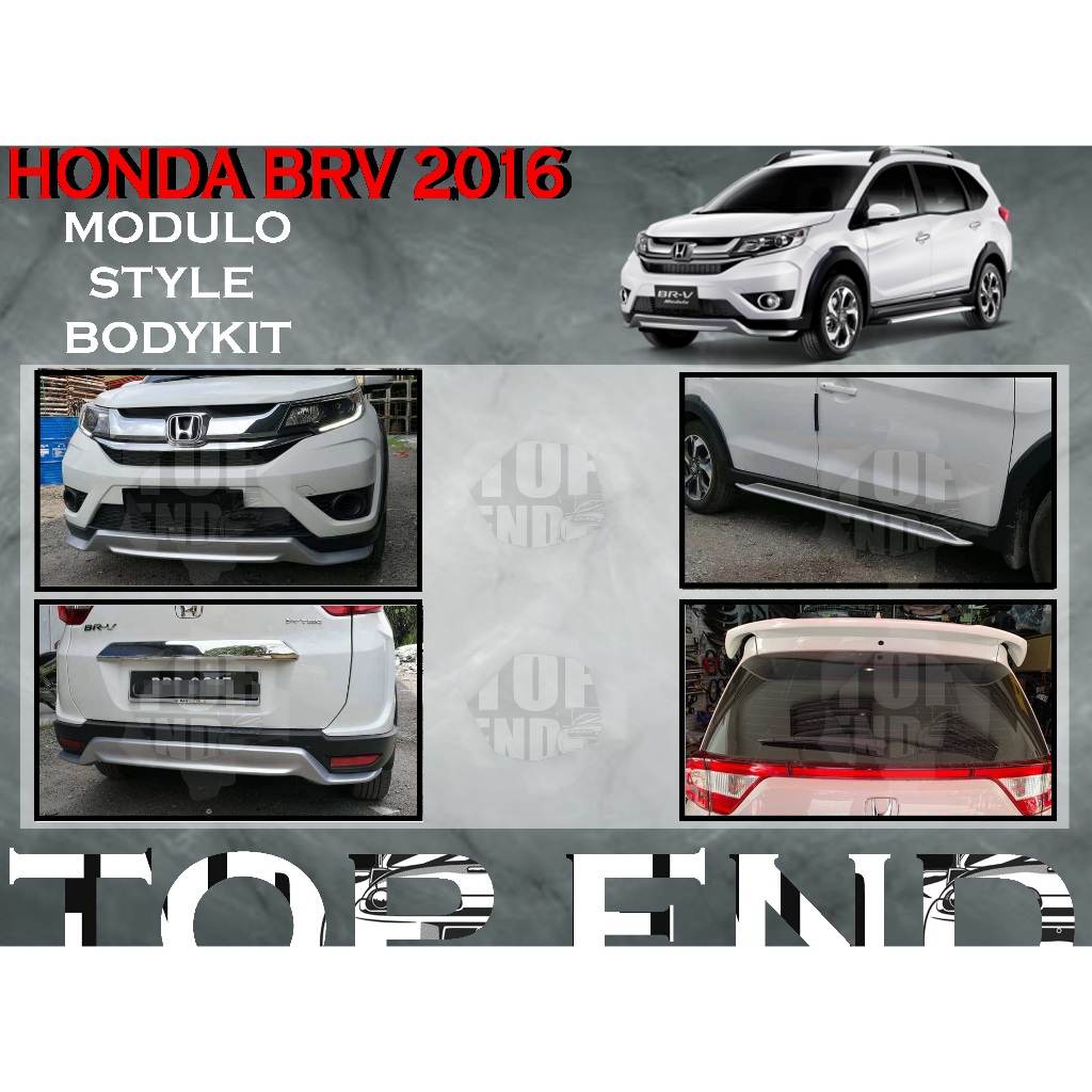 HONDA BRV MDL STYLE FULL SET FULLSET SKIRTING (FRONT SKIRT ,SIDE SKIRT ...