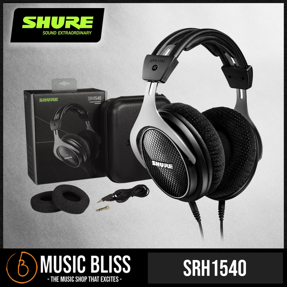 Shure SRH1540 Closed-back Mastering Studio Headphones (SRH-1540 / SRH ...