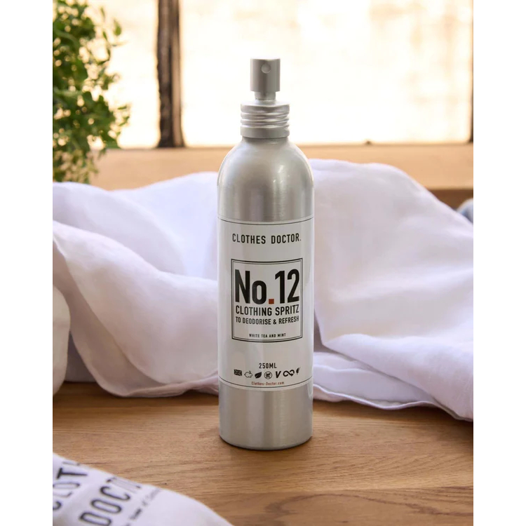 Clothesdoctor Clothing Spritz White Tea And Mint No12 250ml Deodorizing Spray Smoke