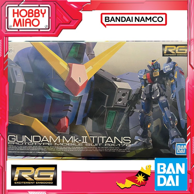 BANDAI RG 1/144 GUNPLA RX-178 GUNDAM MK-2 TITANS 61597 HM101 | Shopee ...