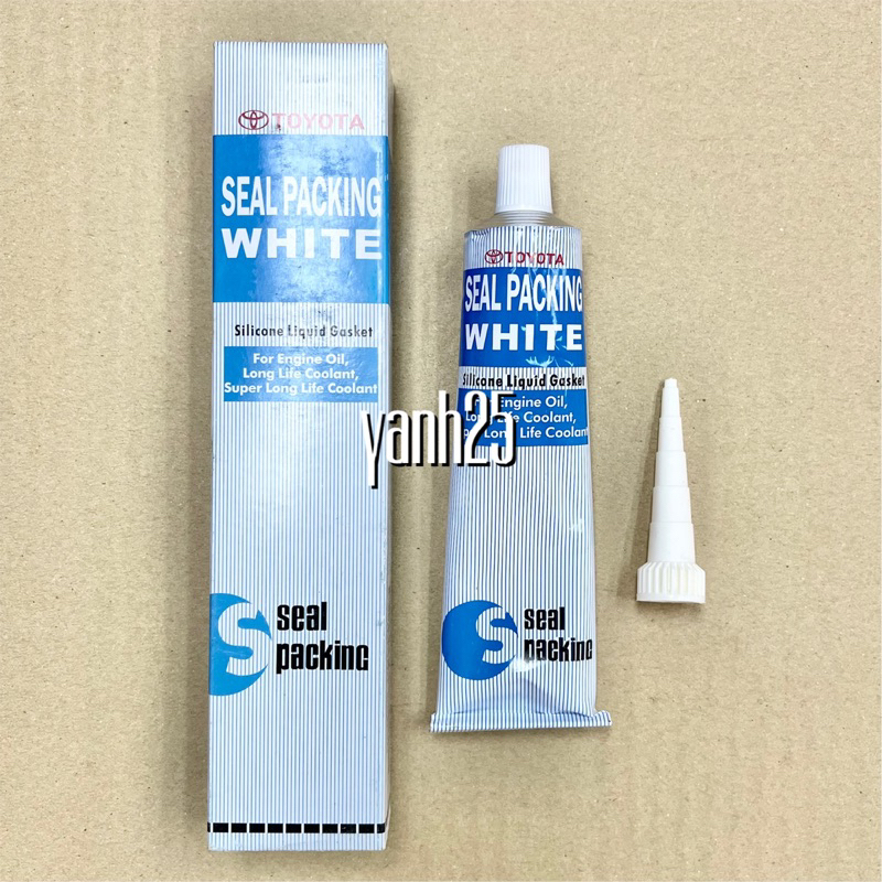 Toyota Silicon liquid gasket gum Seal packing Sealants (White) 100g
