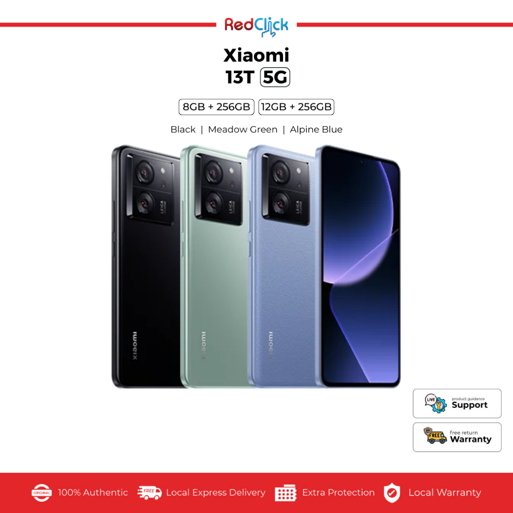 Xiaomi 13T 5G (8GB/256GB) (12GB/256GB) Original Xiaomi Malaysia Set