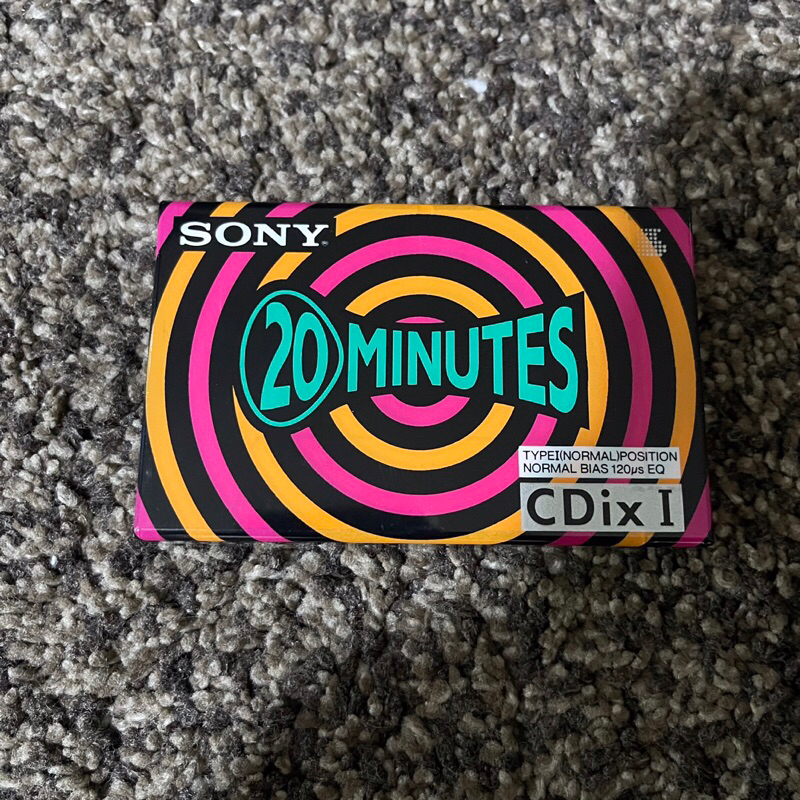 SONY CDix I 20 min type I blank cassette tape Shopee Malaysia