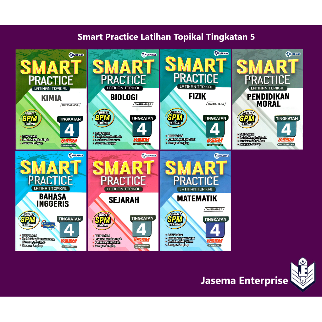 Smart Practice Latihan Topikal SPM Tingkatan 4 English | Matematik ...