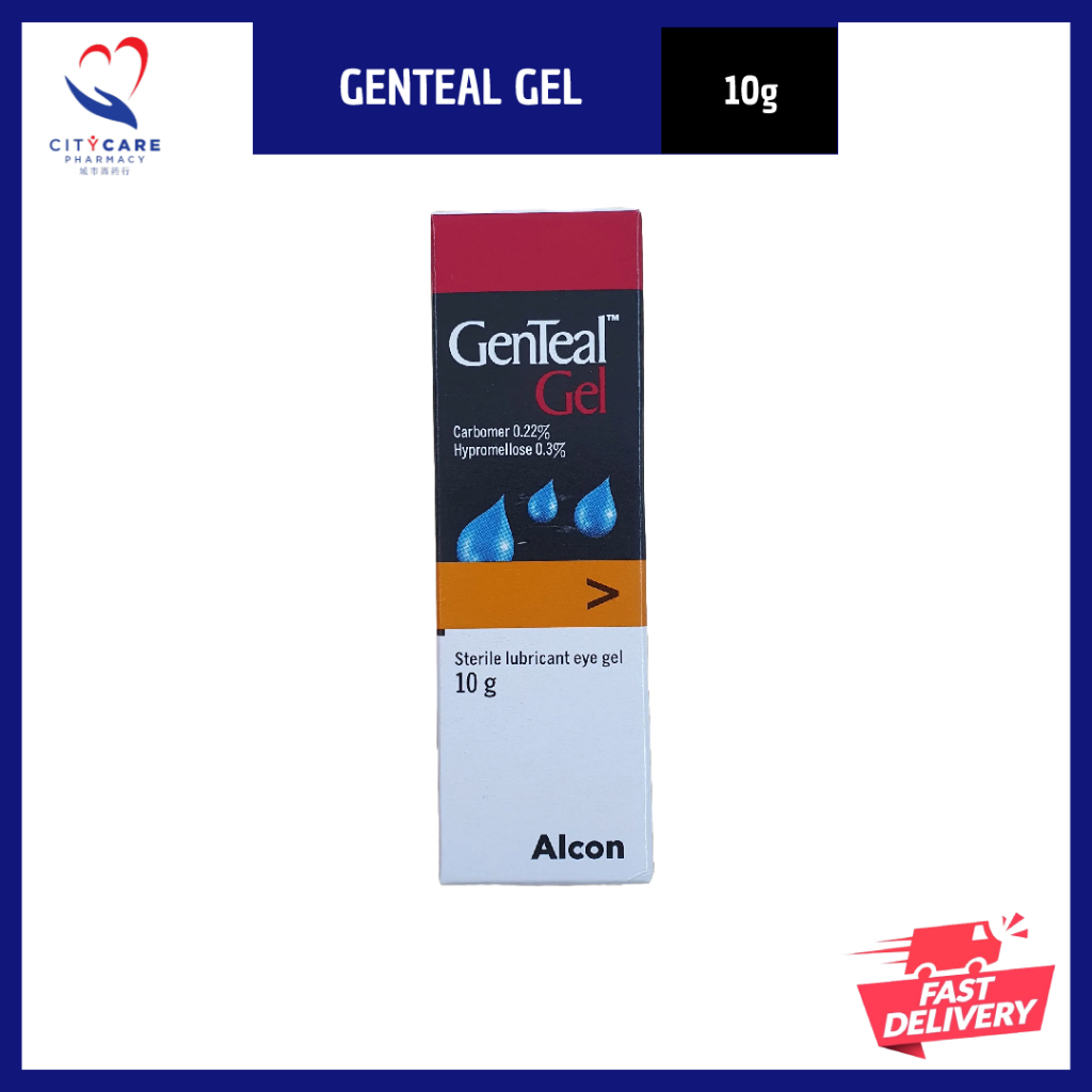 [EXP 08/2025] GENTEAL GEL (10G) [ Sterile lubricant eye gel ] For