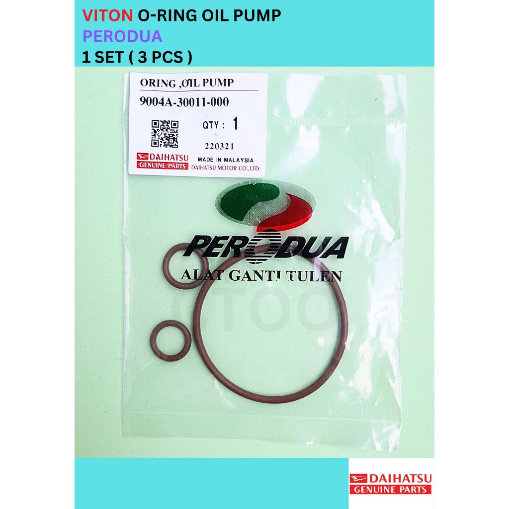 100 VITON ORing Oil Pump, Oil Filter Perodua Kancil / Kelisa / Kenari