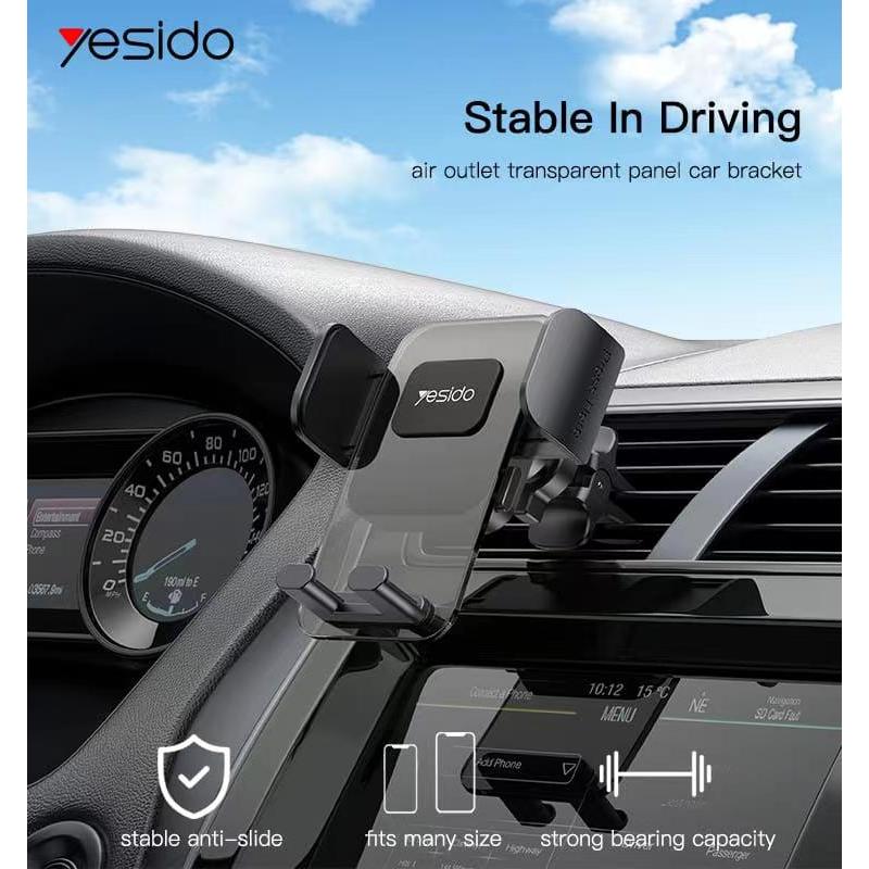 YESIDO C163 Air Vent Car Mount Holder 360 Rotating Adjustable Car Air ...