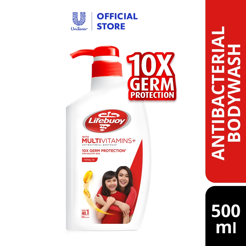 Lifebuoy Total 10 Multivitamins+ Antibacterial Shower Gel 500ml