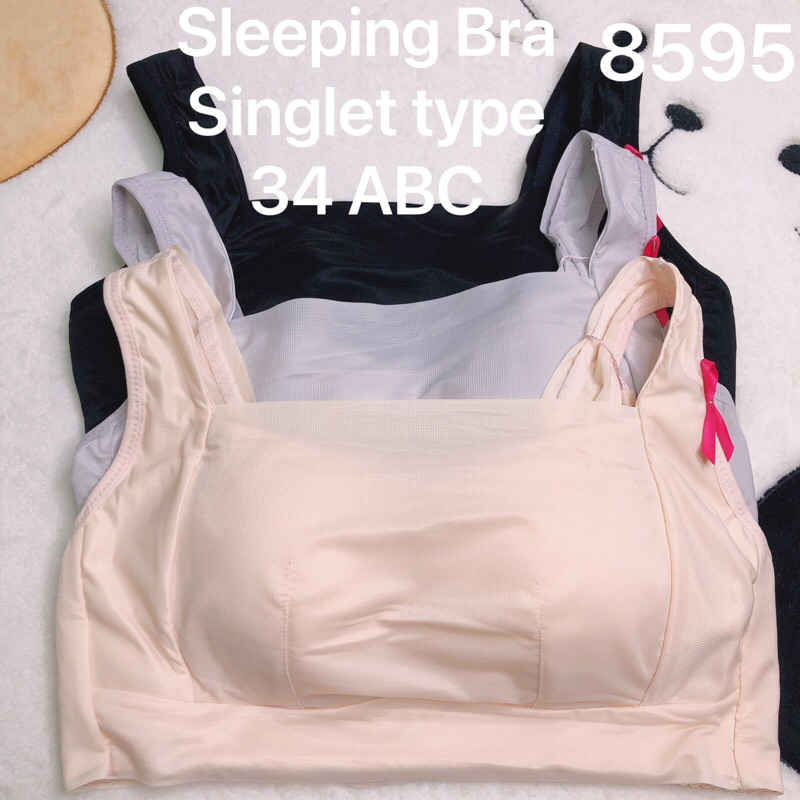 Bra Singlet Soft Cotton Comfort Bra Straps Wrapped Chest Bra Free Size