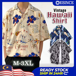 Hawaiian Beach shirt men's short sleeve loose size niche design