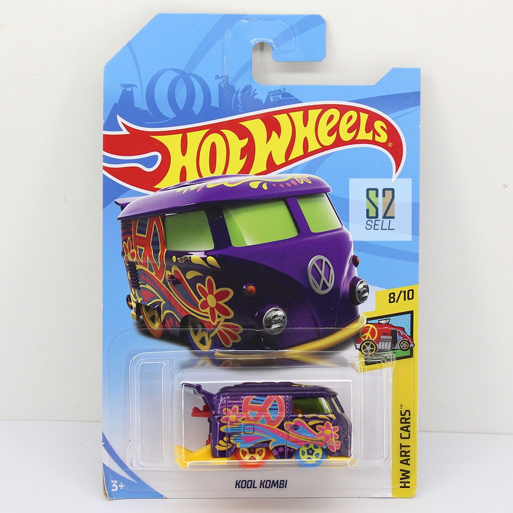 Hot Wheels Volkswagen Vw Kool Kombi Rth Regular Treasure Hunt Purple Color Shopee Malaysia 