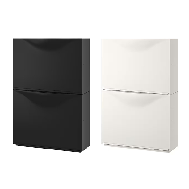 TRONES Shoe black/white. Shopee Malaysia