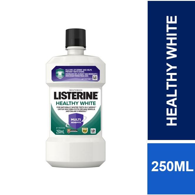 Listerine Healthy White (250ml) Shopee Malaysia