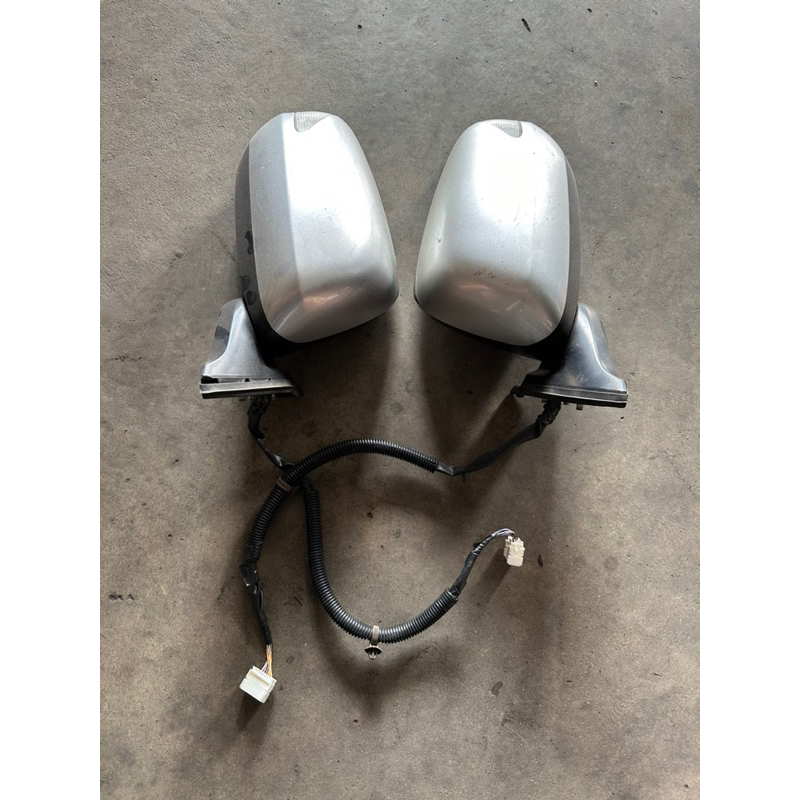 Ge6 Ge8 side mirror HONDA JAZZ GE6 GE8 SIDE MIRROR Silver Colour Wiring Complete Socket X potong