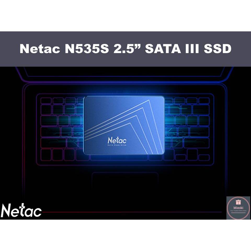 Netac N535S 2.5” SATA III SSD | Shopee Malaysia