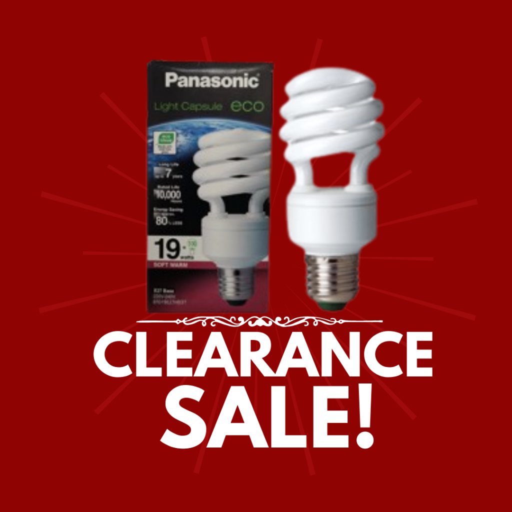 💥Clear Stock💥Panasonic / E27 BULB 19W/ 23W WarmWhite / 3000K / Esl