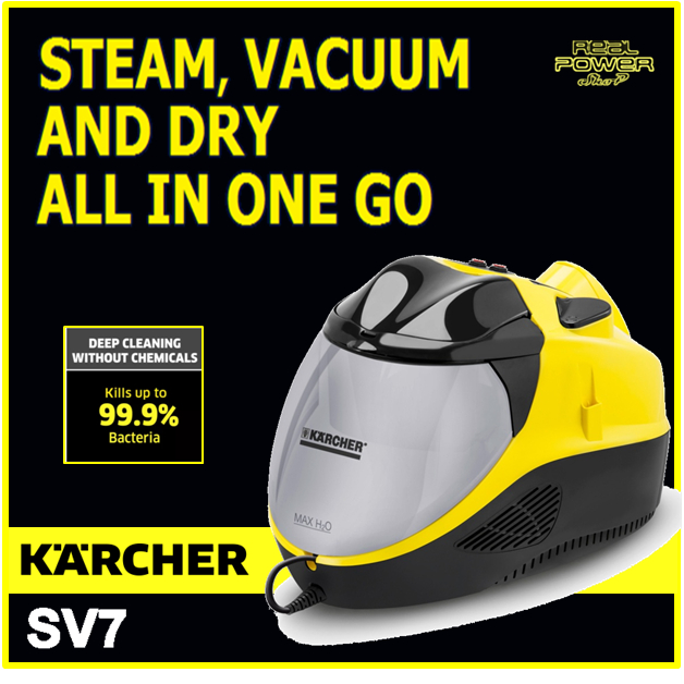Karcher Steam Vacuum Cleaner SV7 [ Ready Stock / Full Set New ] Shopee Malaysia