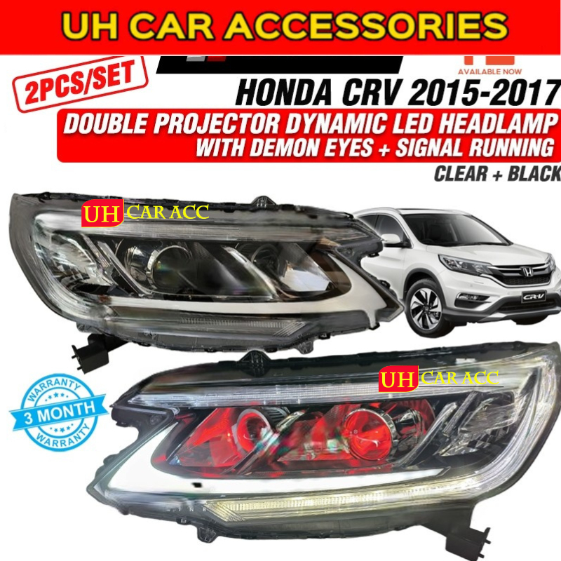 HONDA CRV 2015 2017 LEXUS DESIGN DOUBLE PROJECTOR DYNAMIC LED