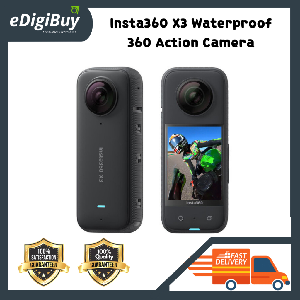 Insta360 X3 Waterproof 360 Action Camera | Shopee Malaysia