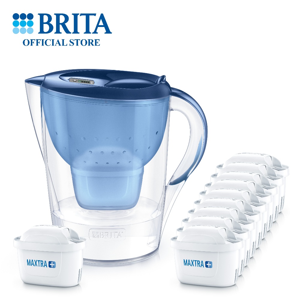 BRITA Marella XL MAXTRA+ Plus 3.5L Water Filter Jug + 1 Cartridge, Blue or  White