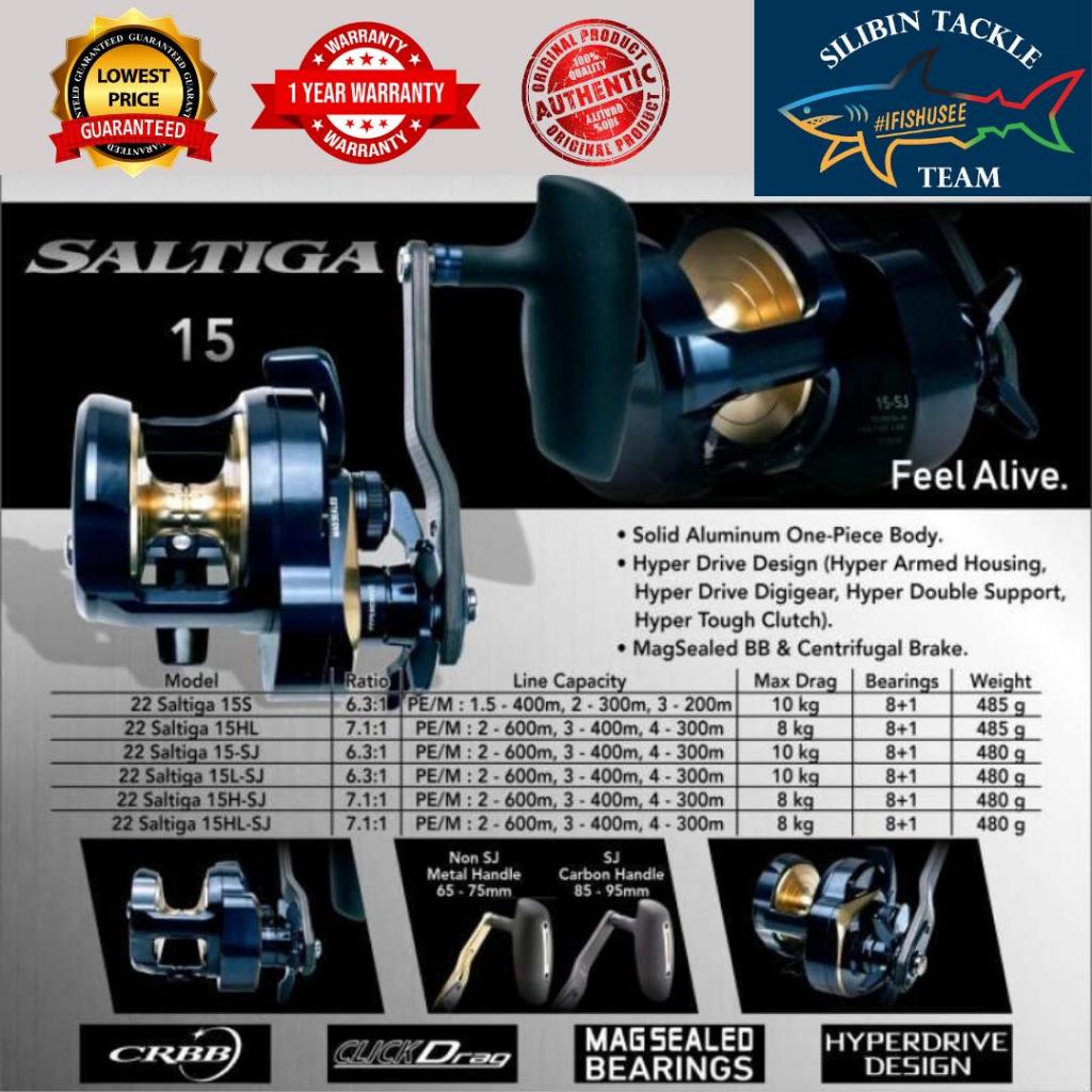 DAIWA SALTIGA 15L-SJ,15HL-Sj, 15HL New Model 🔥With one year