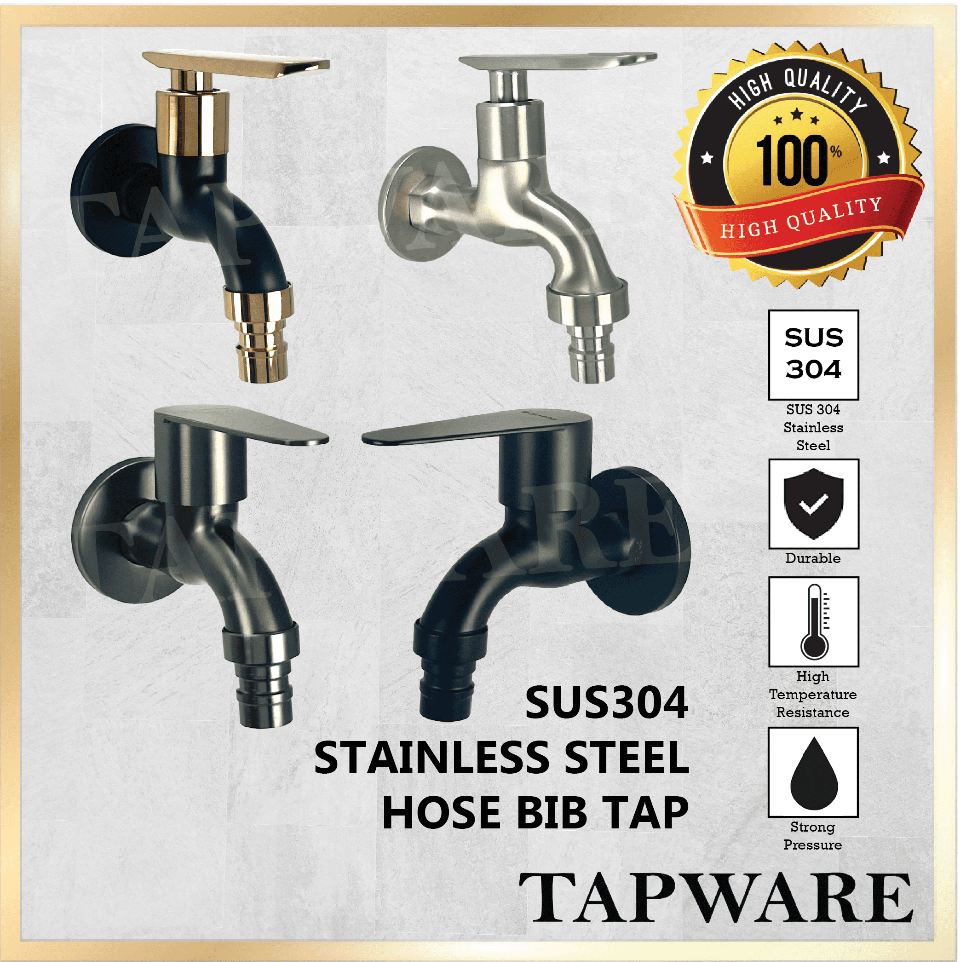 SUS304 Stainless Steel Matt Black Rose Gold Gun Metal Bathroom/Outdoor ...