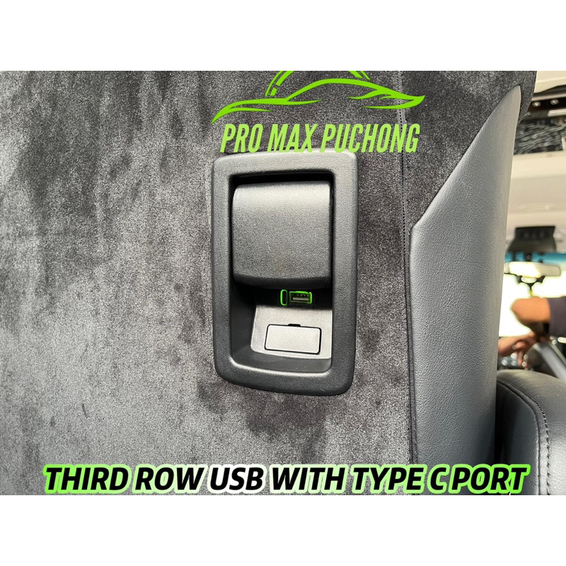 TOYOTA VELLFIRE ALPHARD THIRD ROW PILOT SEAT USB CHARGER | Shopee Malaysia