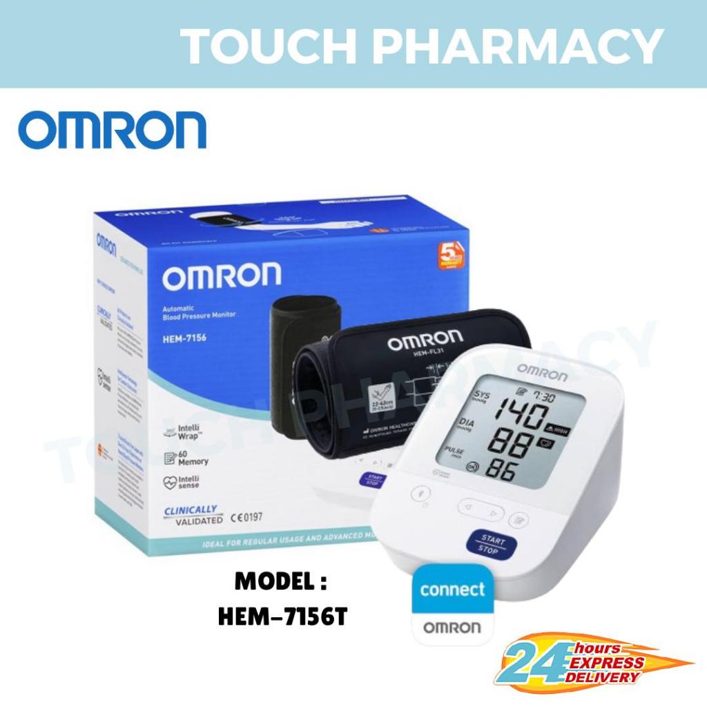 OMRON Automatic Blood Pressure Monitor HEM7156T (Bluetooth connectivity) Shopee Malaysia