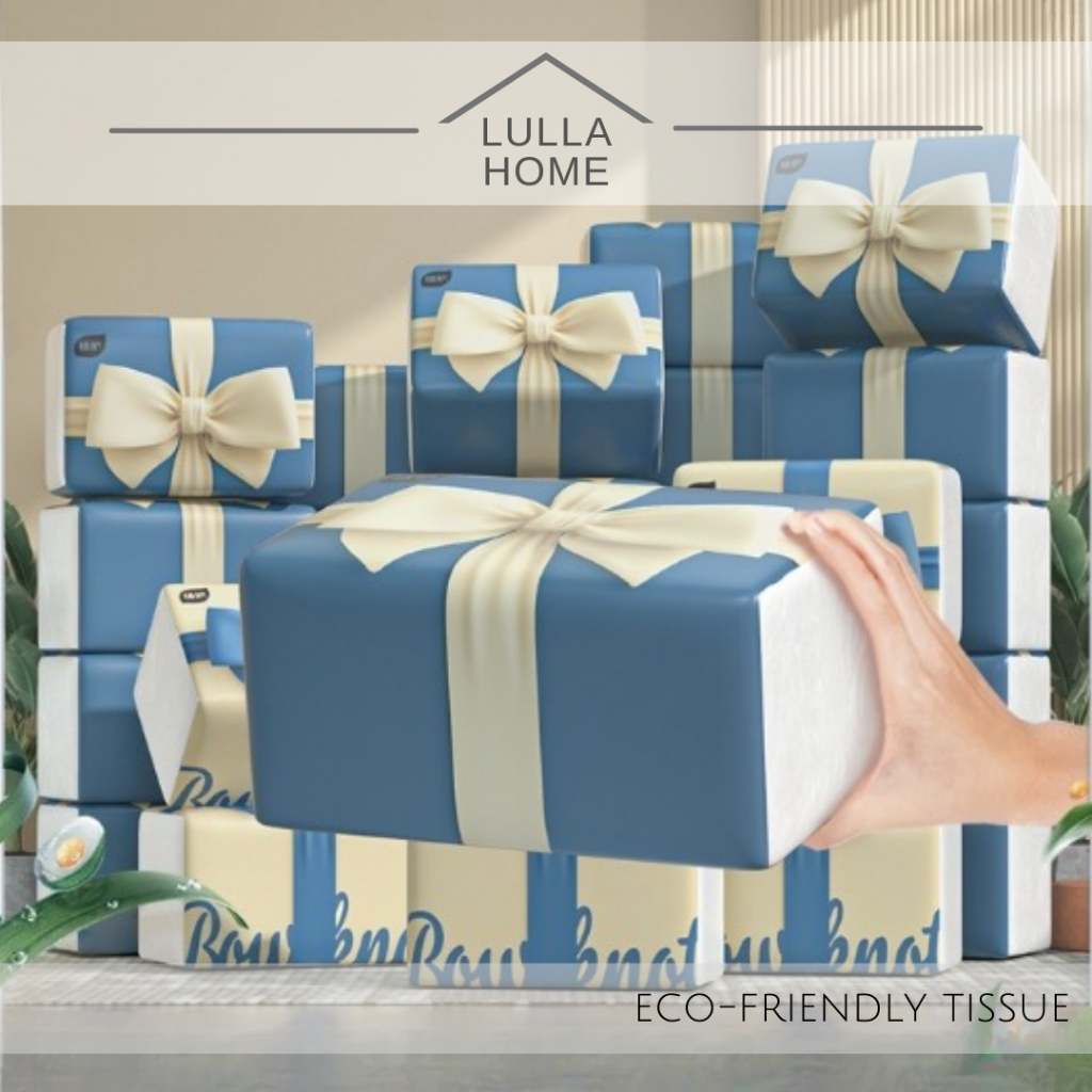 LullaHome 4 Ply EcoFriendly Deluxe Comfort Thick Tissue Paper (400