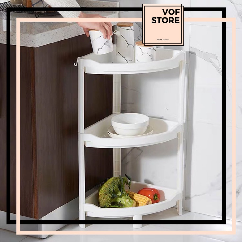 BATHROOM CORNER SHELF VESKEN CORNER SHELF UNIT TOILET SHELF PARA BILIK