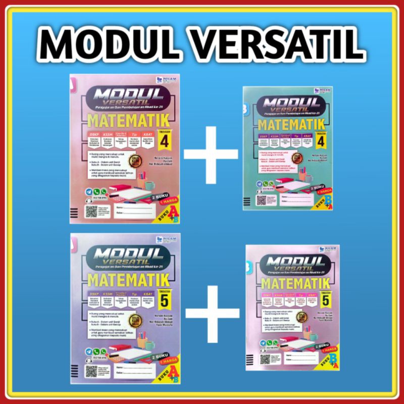 NILAM • MODUL VERSATIL ( MATEMATIK ) | Shopee Malaysia