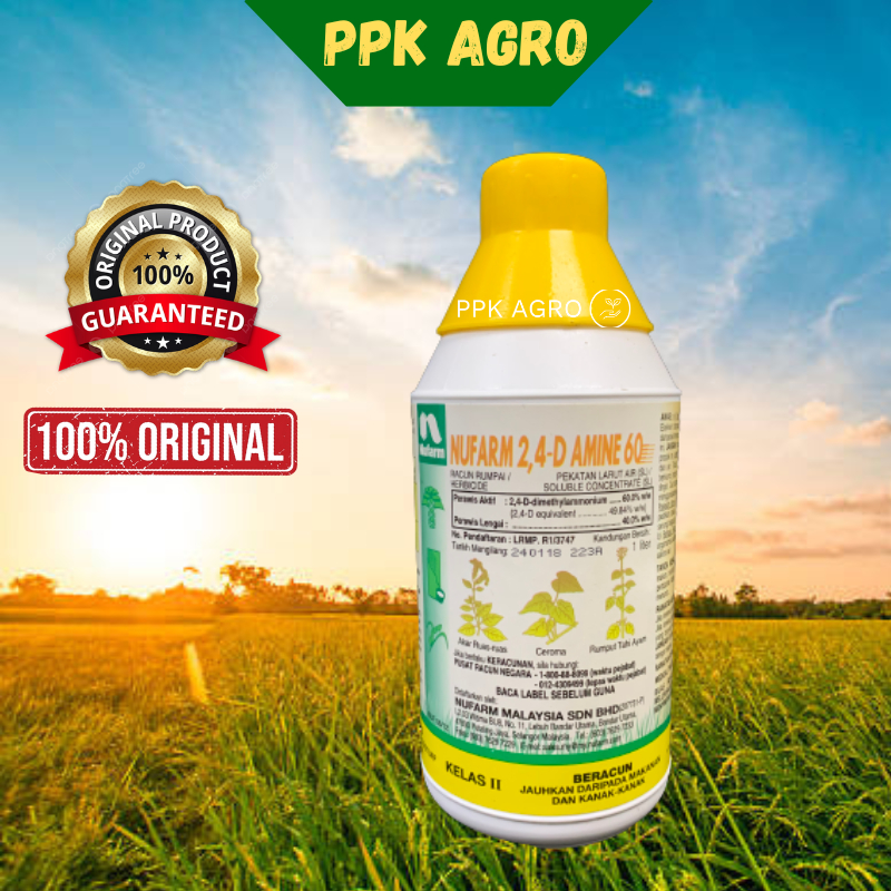 1L Nufarm Amine 60 /Racun Rumpai (Sama Dgn Kenso Hextar Amine Rarity ...