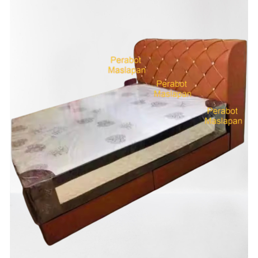 Pvc Bed Divan Bed Katil Add On Foam Mattress Shopee Malaysia 