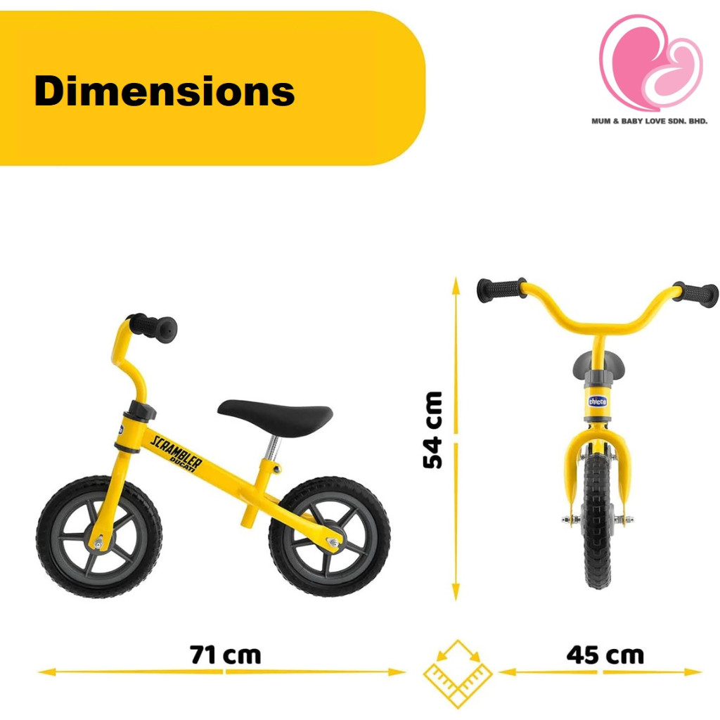 Chicco Balance Bike 2 5 years old Ducati Pink Comet Red Bullet Balancing Bike Shopee Malaysia