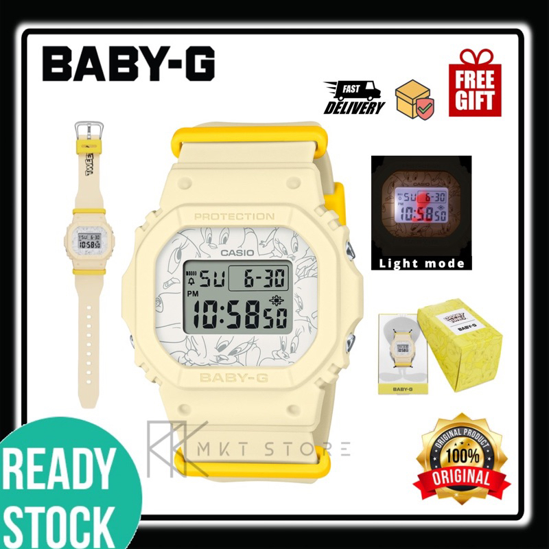 (JAPAN set) Original Baby-G x Looney Tunes Tweety Collaboration BGD-565TW-5  / BGD565TW-5 /BGD-565TW-5JR