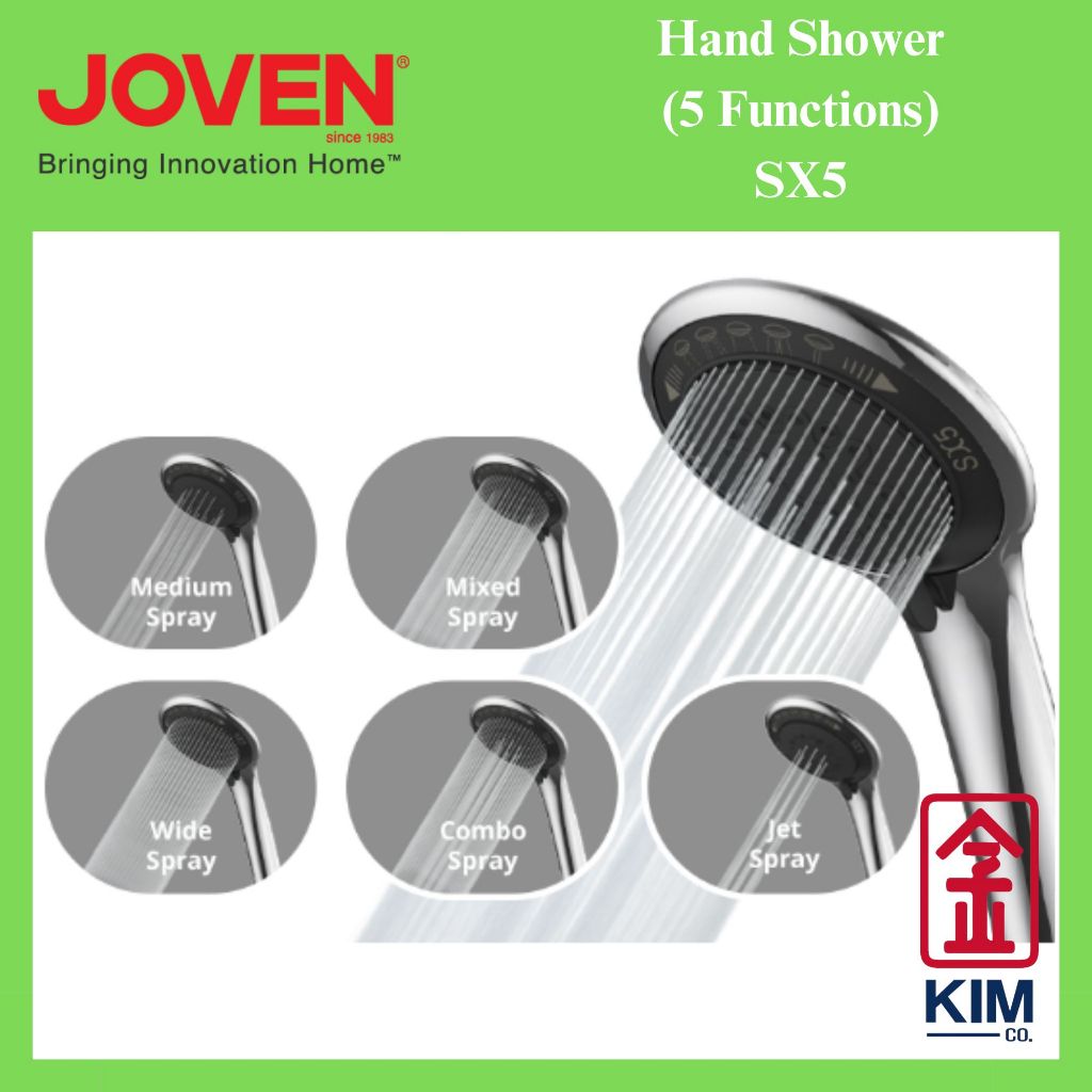 Joven Hand Shower Head Only (Chrome) (SX5) Shower Pancuran Tangan