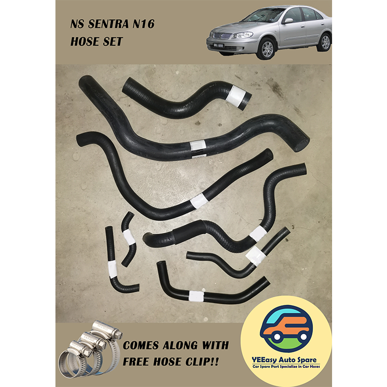 NISSAN SENTRA N16 - RADIATOR & BY PASS HOSE SET | Shopee Malaysia