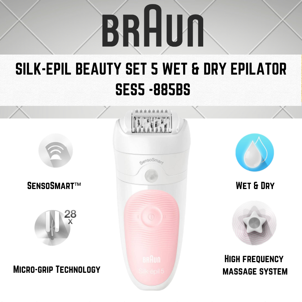 Braun, Silk-epil Beauty Set 5 Wet and Dry Epilator