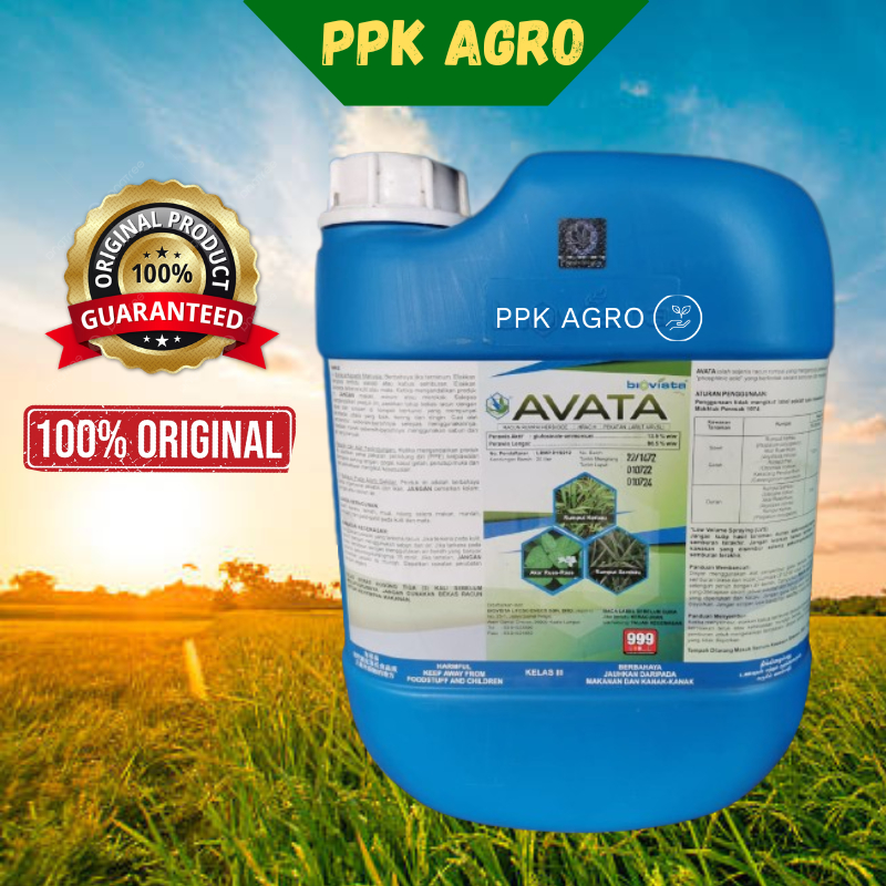 20L AVATA 13.5% BIOVISTA RACUN SAMA BASTA 15/Racun Rumput/Racun sentuh ...