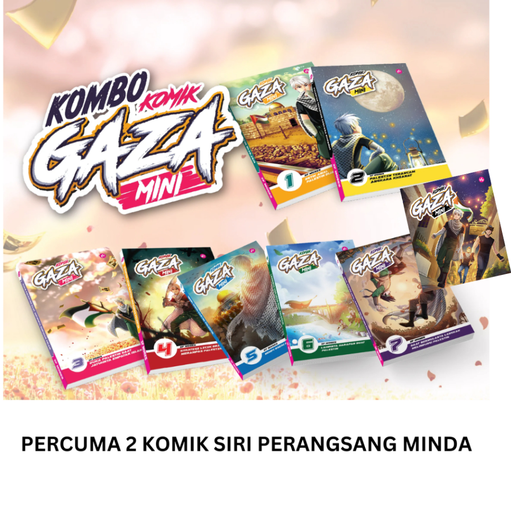 Set Lengkap Komik Gaza Mini 1 8 Percuma 2 Buah Komik Shopee Malaysia